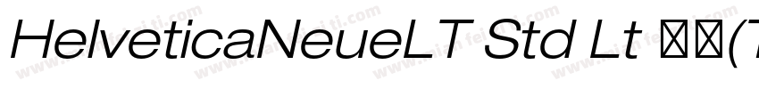 HelveticaNeueLT Std Lt 亮体(TrueType)字体转换